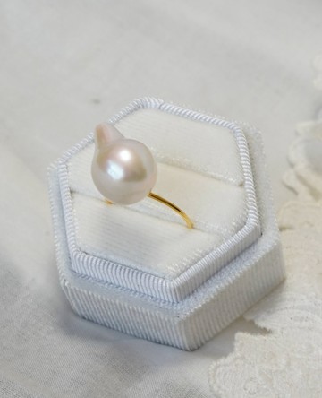SV Baroque pearl ring  巴洛克珍珠戒指