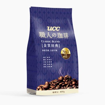 【UCC】職人の珈琲-金質曼巴咖啡豆400gx4袋組