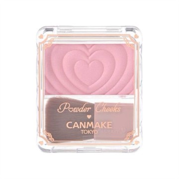 日本 CANMAKE 新巧麗腮紅組 P02-羞澀粉紅 1st (JN1211)