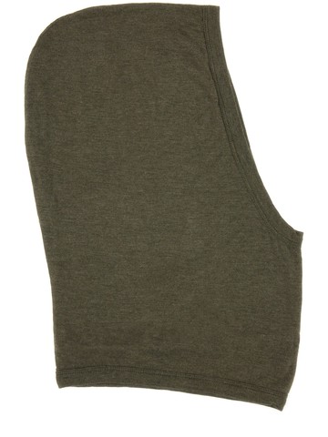 rick owens knitted hood