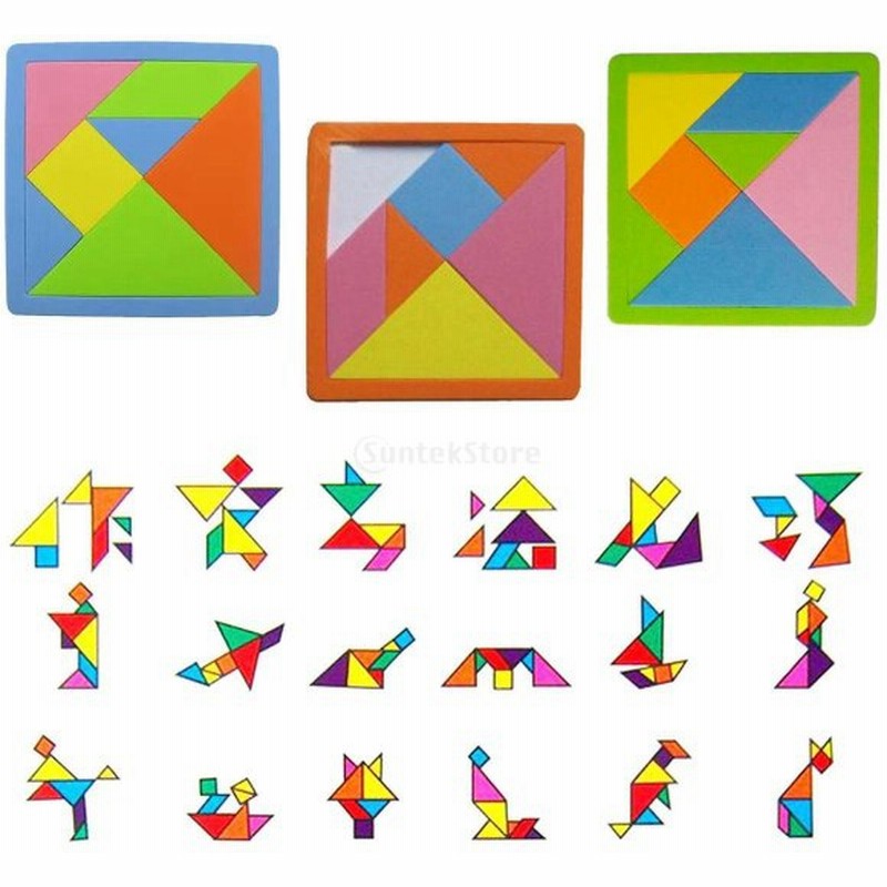 Evaプラスチック製 タングラム パズルゲーム 知育玩具 子供 想像力を開発 礼物 多彩 通販 Lineポイント最大0 5 Get Lineショッピング