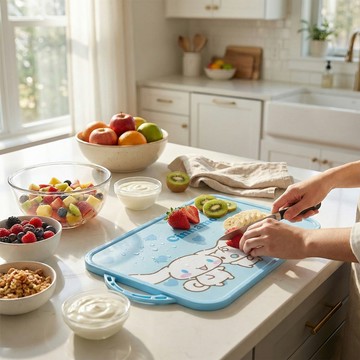 【三麗鷗】雙面多功能野餐砧板 大耳狗