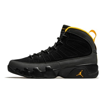 AIR JORDAN 9 RETRO DARK CHARCOAL UNIVERSITY GOLD