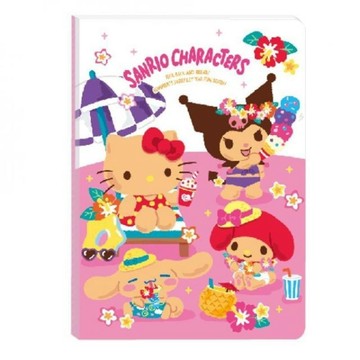 小禮堂 Sanrio 三麗鷗 50k定頁筆記本 (沙灘曬黑款)