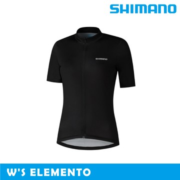 SHIMANO W'S ELEMENTO 短袖車衣 (XS-L)  / 黑色
