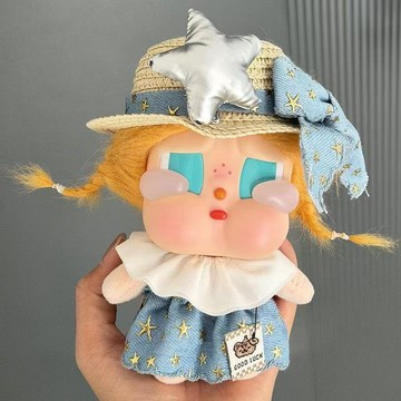 臺灣出貨✨  新款娃衣 適用於哭娃crybaby娃衣15cm搪膠公仔海邊度假系列揹帶裙