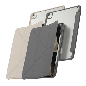 【Hipporizz】2024 iPad Air 13吋／iPad Pro 12.9吋 Origo 晶透筆槽防摔殼