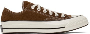 Converse 棕色 Chuck 70 Premium Leather 运动鞋