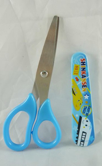 【震撼精品百貨】Shin Kan Sen 新幹線 剪刀 藍  震撼日式精品百貨