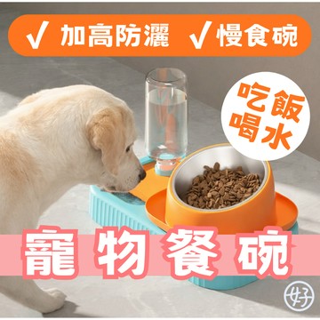 （護頸❤️慢食碗）寵物碗 寵物慢食碗 寵物不鏽鋼碗 貓碗 狗碗 護頸碗 慢食碗 貓水碗 狗水碗 加高寵物碗 寵物餵食器具