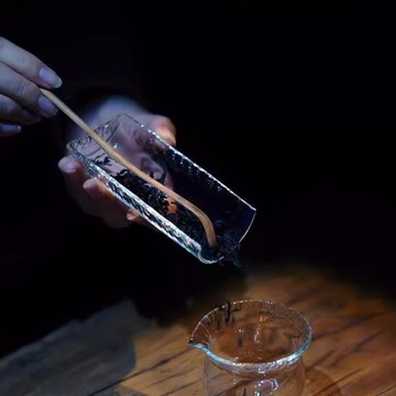 玻心璃語 |瀅澈茶則 耐熱玻璃 原創設計 茶道具 配件 手工匠人