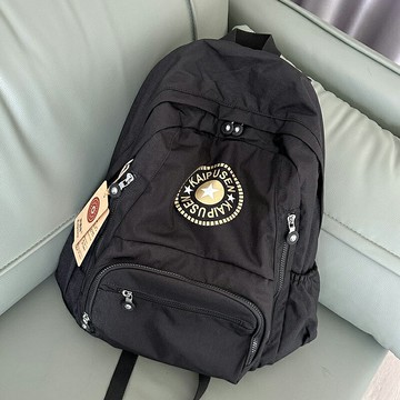 時尚輕便後背包大容量書包男女潮流背包尼龍帆布休閒電腦背包【木屋雜貨】