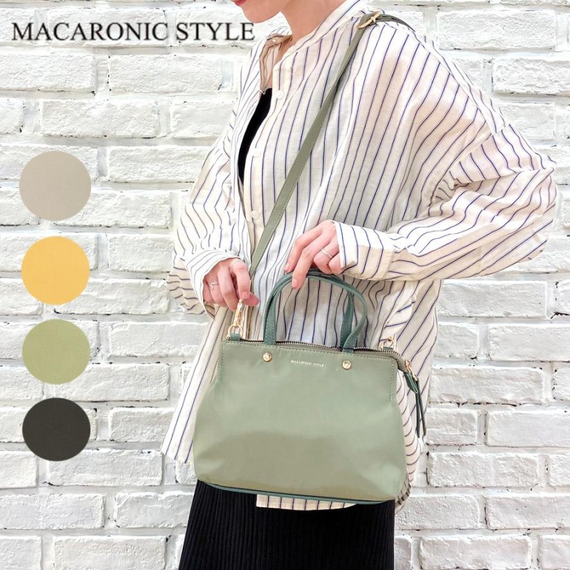 macaronic style ショルダー トップ バッグ