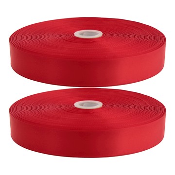 INP 緞帶 25mm  180m  紅色  2捲