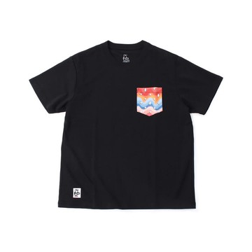 CHUMS Stars and Stripes Pocket T-Shirt 男 短袖上衣 黑