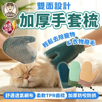 加厚手套梳【布萊恩👨🏻隔日到貨】除毛手套 貓咪手套 寵物除毛手套 除毛工具 梳毛手套 寵物用品 貓梳毛手套