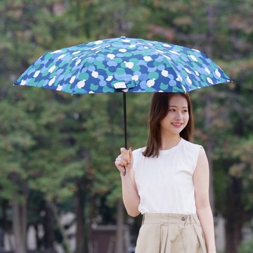 【nifty colors】2件9折★環保LOOPET胖胖白鴿單手適用自動折傘-綠