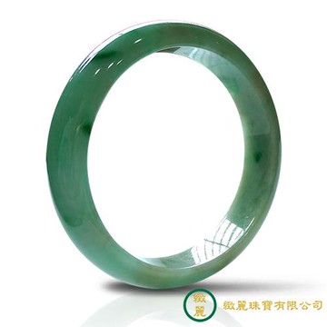 【緻麗珠寶】冰芙蓉種綠骨飄陽綠冰美鐲(17.5-18)