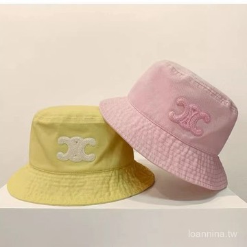 默契滿分💯 高品質粉色漁夫帽女春夏四季百搭時尚水桶帽男女衕款遮陽遮臉盆帽 KL2K