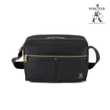 PORTER INTERNATIONAL - 商務休閒NINE 2 FIVE斜背包(M) - 黑