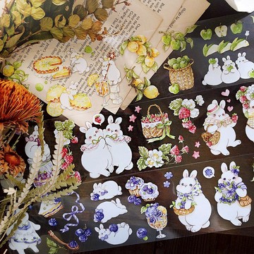 紙膠帶 / 小兔果籃 (2種材質)