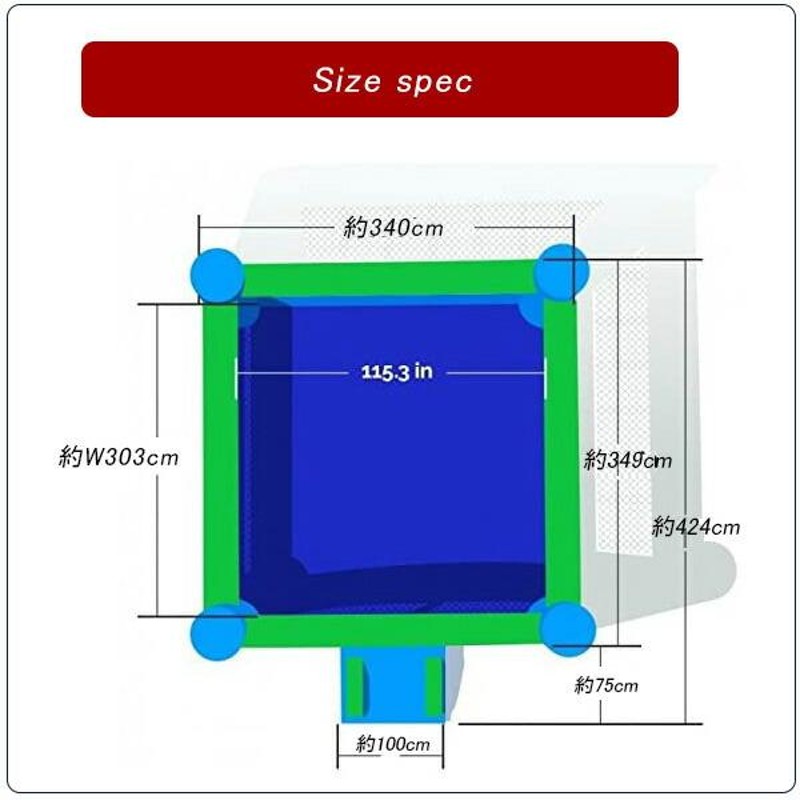 ブラストゾーン Big Ol バウンサー バウンス ハウス トランポリン エアー遊具 ふわふわ遊具 | LINEブランドカタログ