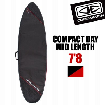 メーカー直送 日時指定不可 OCEAN＆EARTH COMPACT DAY MID LENGTH 7’8 ハードケース ミッドレングス 頑丈 サーフィン サーフボード 初心者 ビギナー