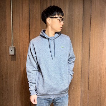 美國百分百【全新真品】美國百分百【全新真品】法國 Lacoste 鱷魚 長袖連帽T恤 帽T logo 運動休閒時尚 男 麻灰色 L號 J715 & Fitch 棉質連帽外套 AF 麋鹿 夾克 男 紅色 M號 H149