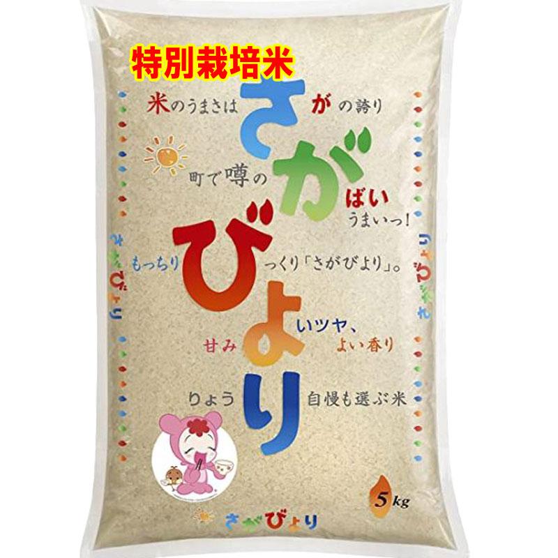 新米 令和5年産 特別栽培米 5kg 佐賀県産 さがびより 白石地区指定 玄米 白米 7分づき 5分づき 3分づき ご注文後に精米