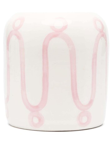 Themis Z - medium Cycladic clay vase - unisex - Clay - M - White
