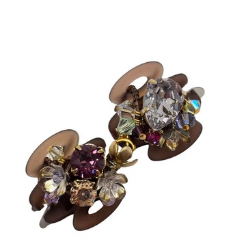 COMPLEX BIZ 水晶 甜心夾 兩件組 繽紛水晶