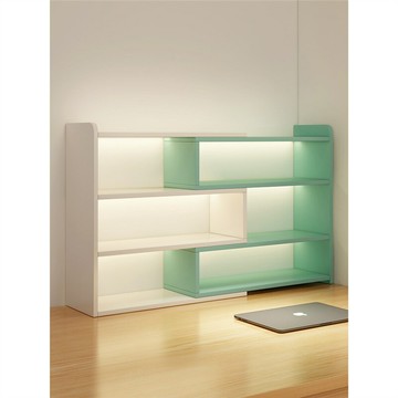 公司貨附發票 桌面置物架多層簡易書架收納架寫字臺小型書柜整理架辦公桌儲物架 快速出貨