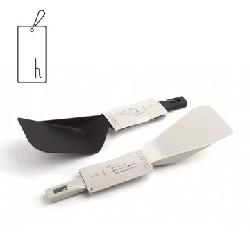 日本htag 超輕量耐熱多功能廣角鍋鏟 (2色) - 灰色