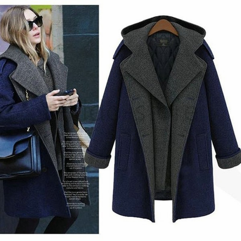 スプリング 春夏 コートチェスターコート レディース チェスター コート バイカラー フード 取り外し 年始セール 通販 Lineポイント最大get Lineショッピング