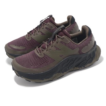 野跑鞋 Fresh Foam X More Trail V3 男鞋 軍綠 酒紅 戶外 厚底 運動鞋 MTMORNAD-D