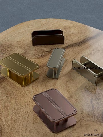 免運 可開發票 門拉手 大門把手 現代簡約酒店會所實木大門把手仿古銅辦公室玻璃門拉手長方形把手