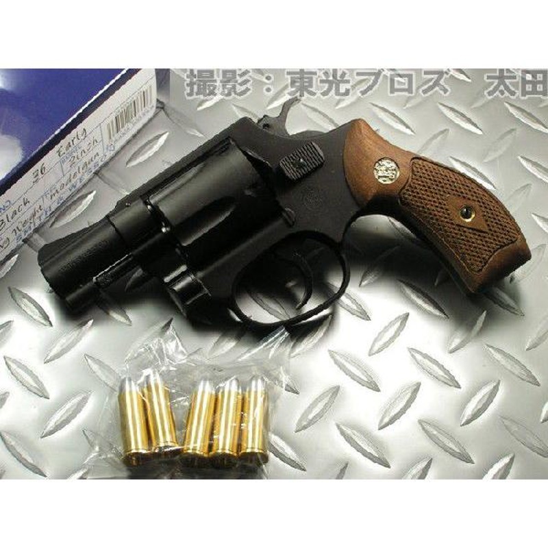 タナカ S&W M36 2in アーリー HW ガスガン □ 木製グリップ