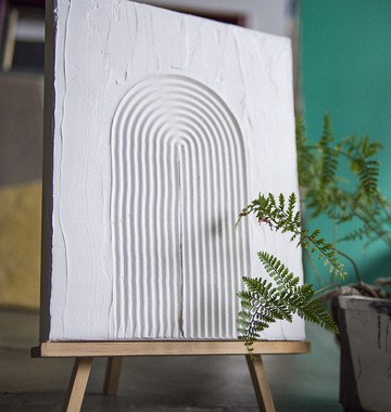 極簡石膏畫【大拇指】小 / 庫存 / 純手工