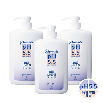 JOHNSONS pH5.5 沐浴乳1000mlx3