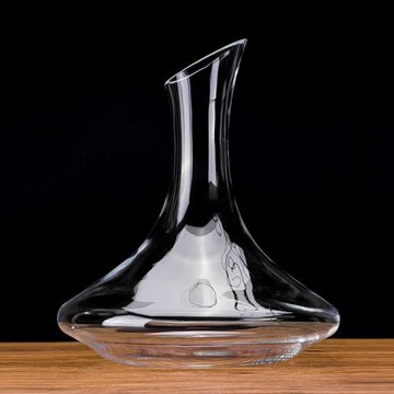 紅酒醒酒器家用帶把玻璃分酒器酒具大容量斜口醒酒器支持