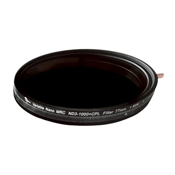 EverChrom 彩宣 CND 可調式減光偏光多功濾鏡 77mm  1個  EC 77MRC CND3-1000 + CPL