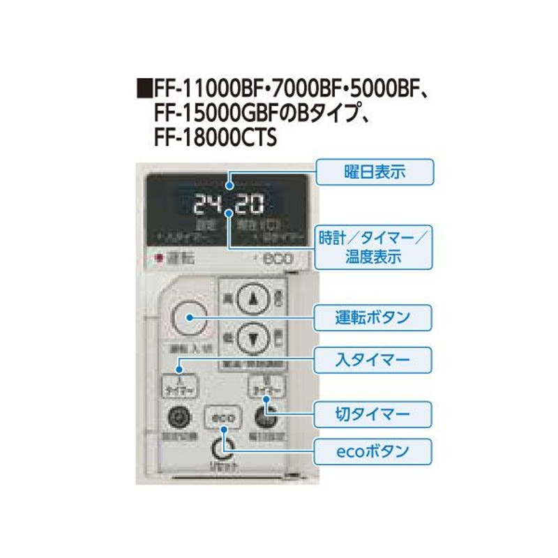 長府製作所 サンポット FF-18000CTS B FF式温風ストーブ 縦型業務用 石油暖房機 木造45畳 メーカー直送 業者様宛限定 |  LINEブランドカタログ