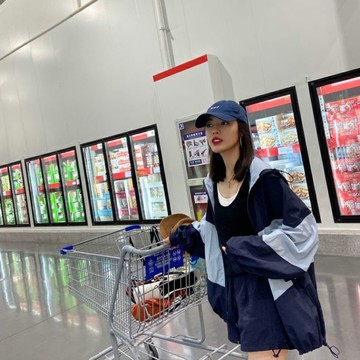 薄外套防曬衣拼色防曬外套休閒薄款韓版時尚百搭女外穿透氣開衫胖MM300斤女夏季運動【倪醬】