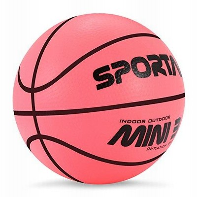 YAPASPT 小さなバスケットボールミニバウンシーボール 子供用 安全 柔らかい 手持ち 5インチ かわいいおもちゃのバスケットボールは空気を抜くこ
