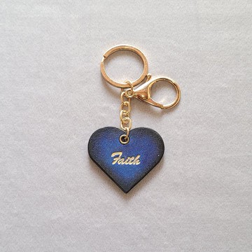 真皮鑰匙圈【有福】信望愛系列/福音禮品/幸福小組/多款多色