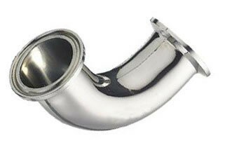 不銹鋼衛生級彎頭，快裝卡盤彎頭，衛生彎頭  管外徑25mm