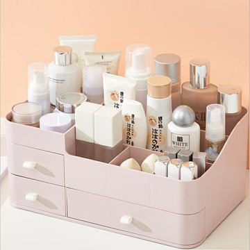 雜物整理置物架化妝品收納盒桌面梳妝臺家用刷桶【雲木雜貨】