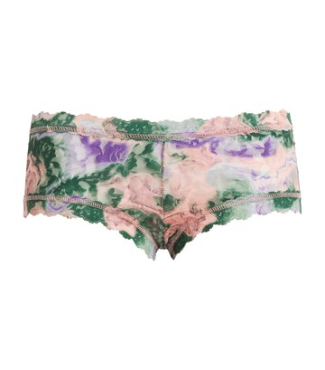 Hanky Panky Lace Floral Print Boyshorts