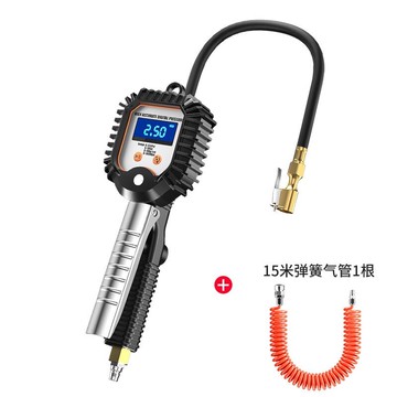 胎壓錶 氣壓錶高精度胎壓錶帶充氣頭汽車輪胎壓監測器計數顯加氣槍打氣嘴【MJ193842】