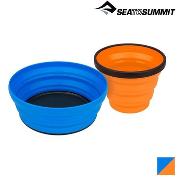 Sea to Summit X-Set  X-摺疊餐具2件套裝(1杯、1碗) STSAXSET2